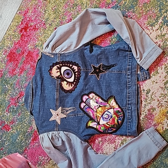 Hamsa Princess cut jacket handmade - Picture 2 of 3